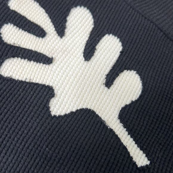 Vintage Women’s Maureene Keene NYC waffle knit cut out long sleeve top size sm - Picture 6 of 7